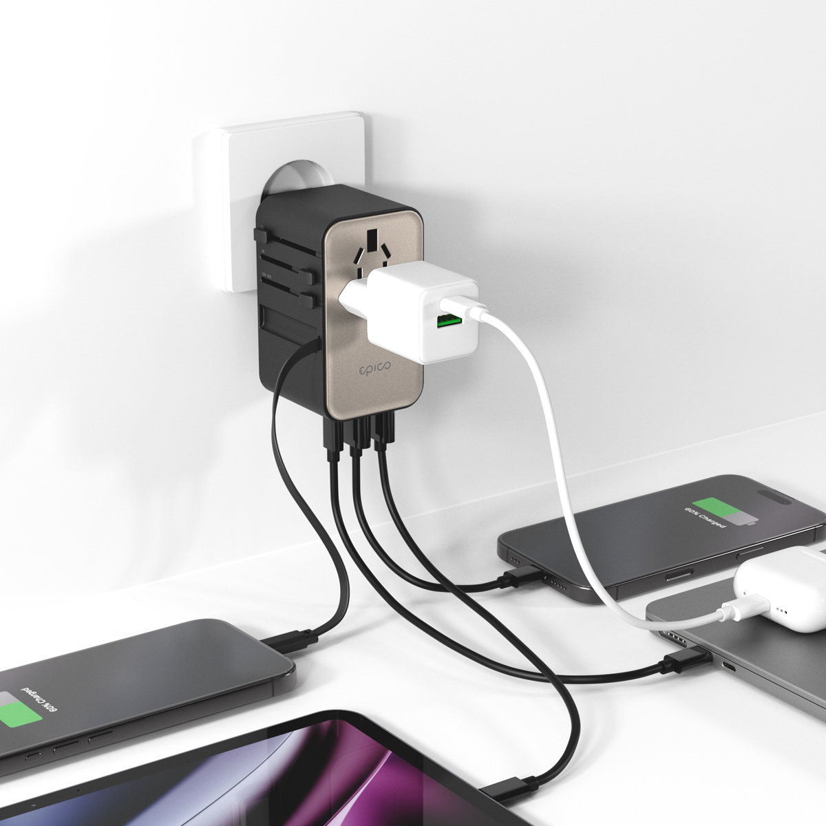 Epico UltraBoost GaN 70W cestovný adaptér EU70 