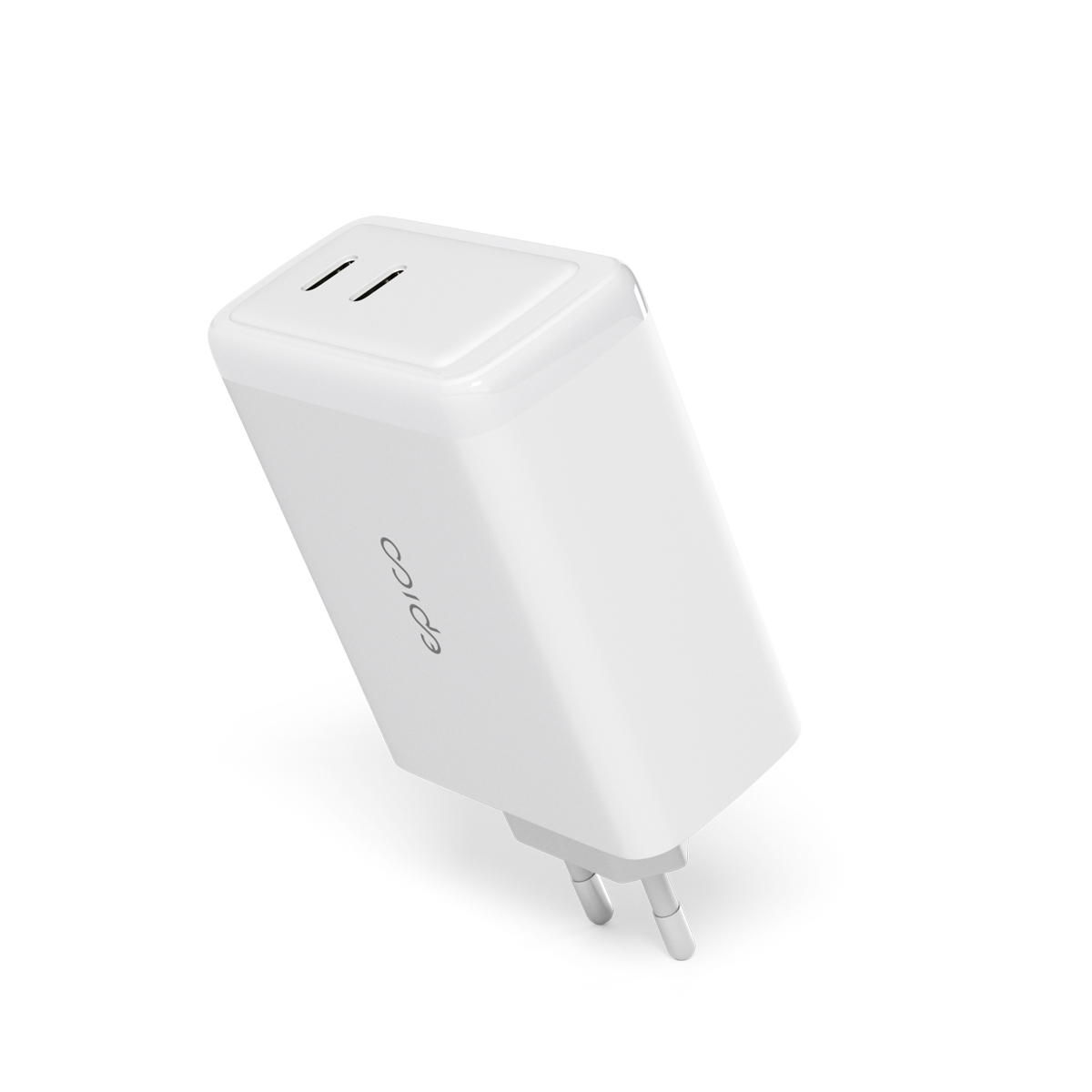 Epico 100W GaN sieťová nabíjačka s 2m USB-C kab. 