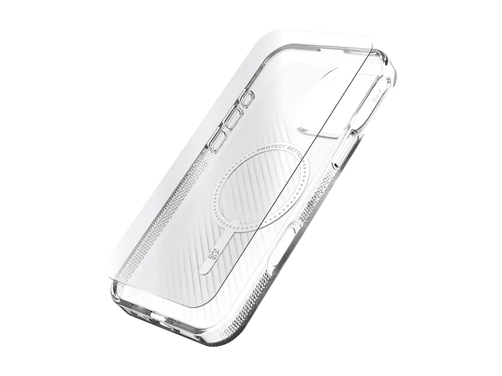 ZAGG BNDL Luxe SNAP PCR GL 360 Apple iPhone 16 Pre Max Priehľadný 