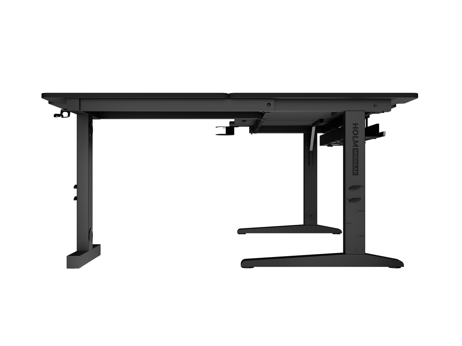 Herný stôl Genesis HOLM MODULAR 160 ROHOVÝ, RGB 