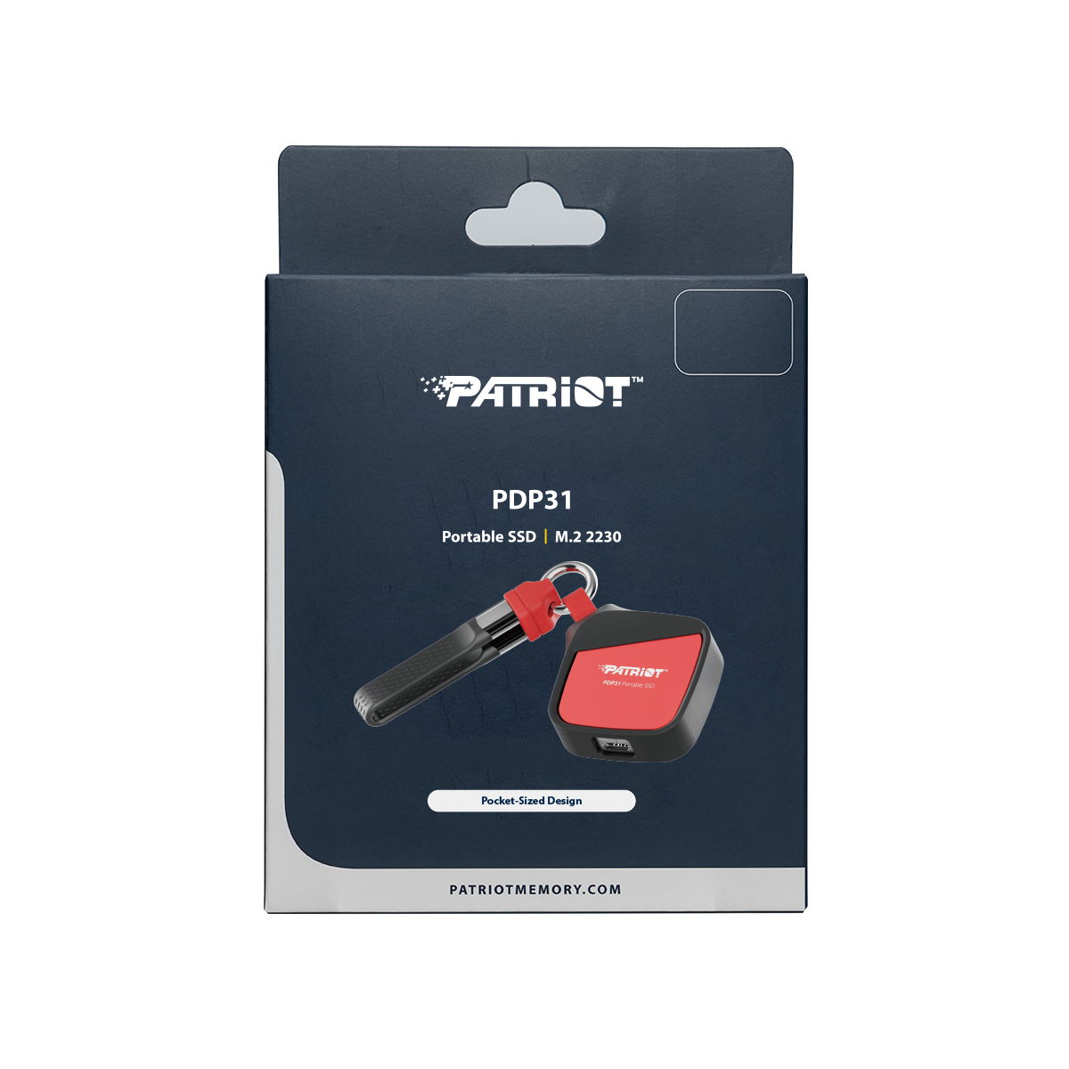 Patriot PDP31/ 1TB/ SSD/ Externý/ 0/ Červená/ 3R 