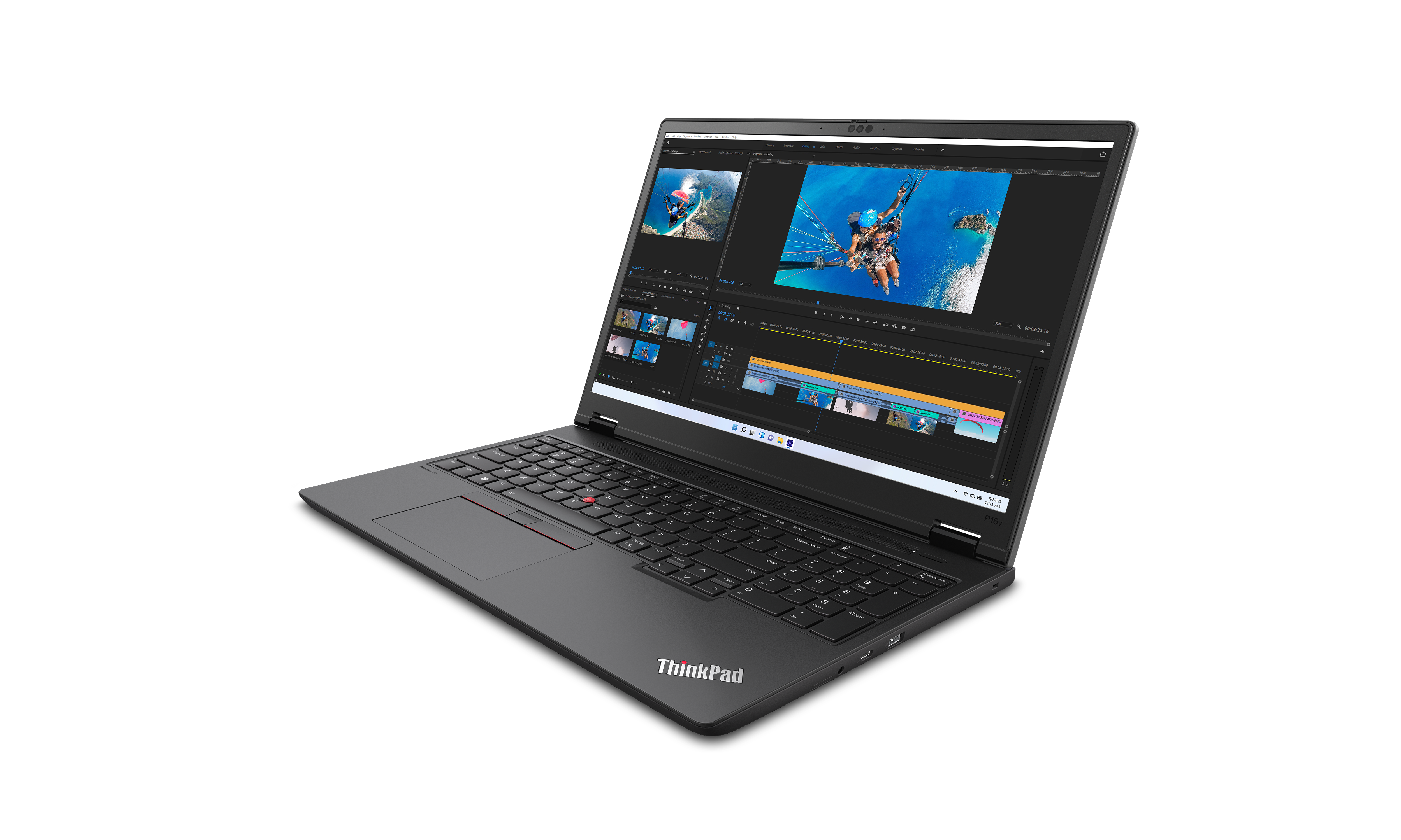 Lenovo TP P16v G2, Ultra 7-155H, 16.0˝ 1920x1200 WUXGA, RTX 1000 Ada/6GB, 32GB, SSD 1TB, W11Pro, matný, 3y PS 