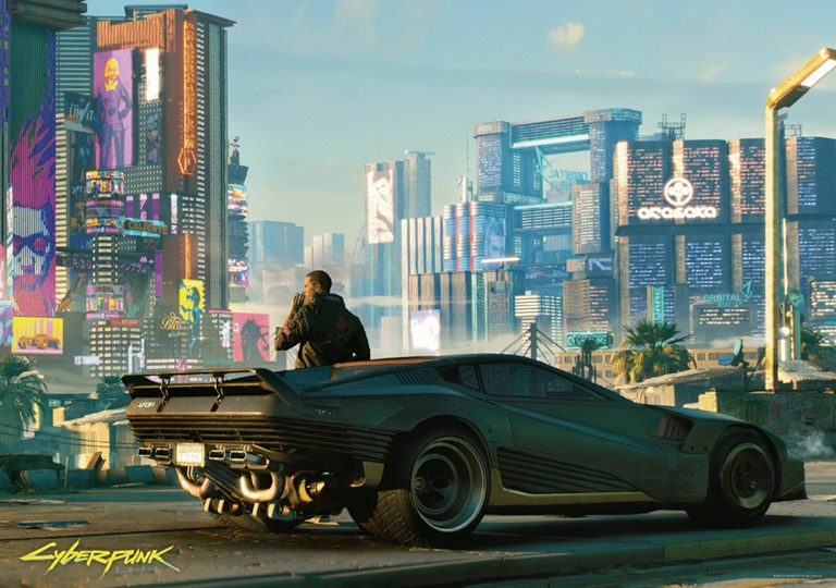 GLO GAMING PUZZLE: CYBERPUNK 2077 MERCENARY RISE  