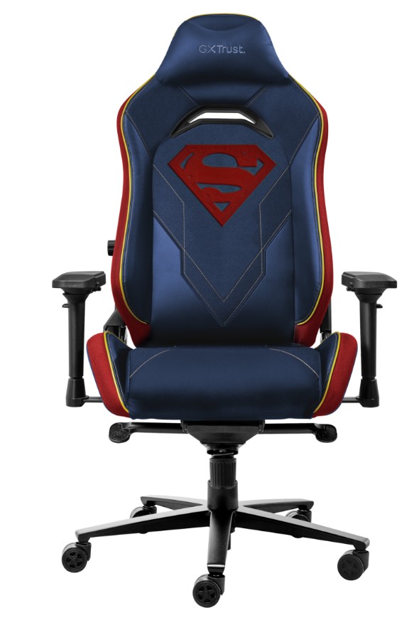 TRUST herní židle GXT721SM RUYA PRO Superman, modrá 