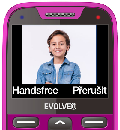 EVOLVEO EasyPhone XR, mobilný telefón pre seniorov s nabíjacím stojanom, ružový 