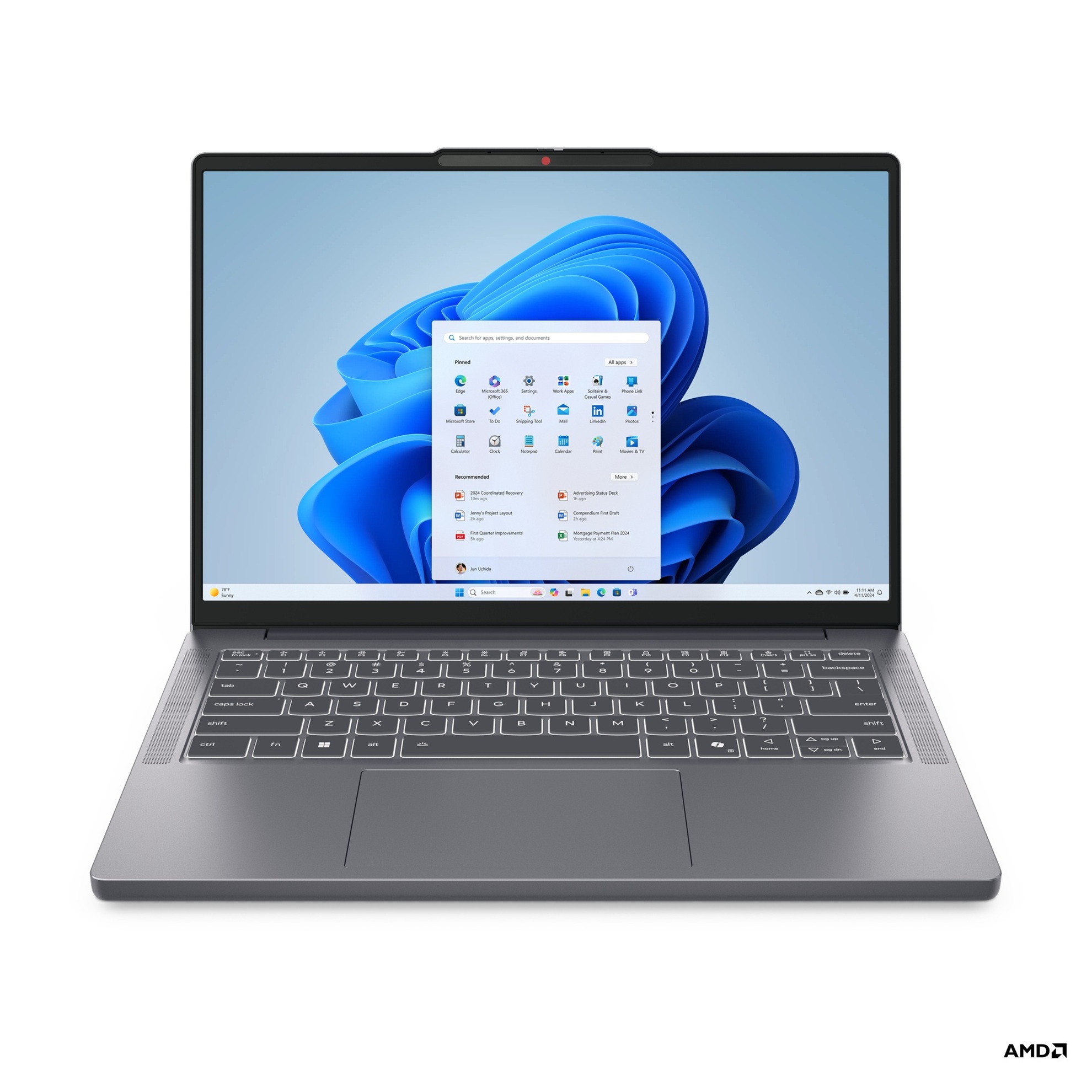 Lenovo IdeaPad Slim 3/ 14ARP10/ R5-7533HS/ 14"/ WUXGA/ 16GB/ 512GB/ AMD int/ W11H/ Gray/ 2R 