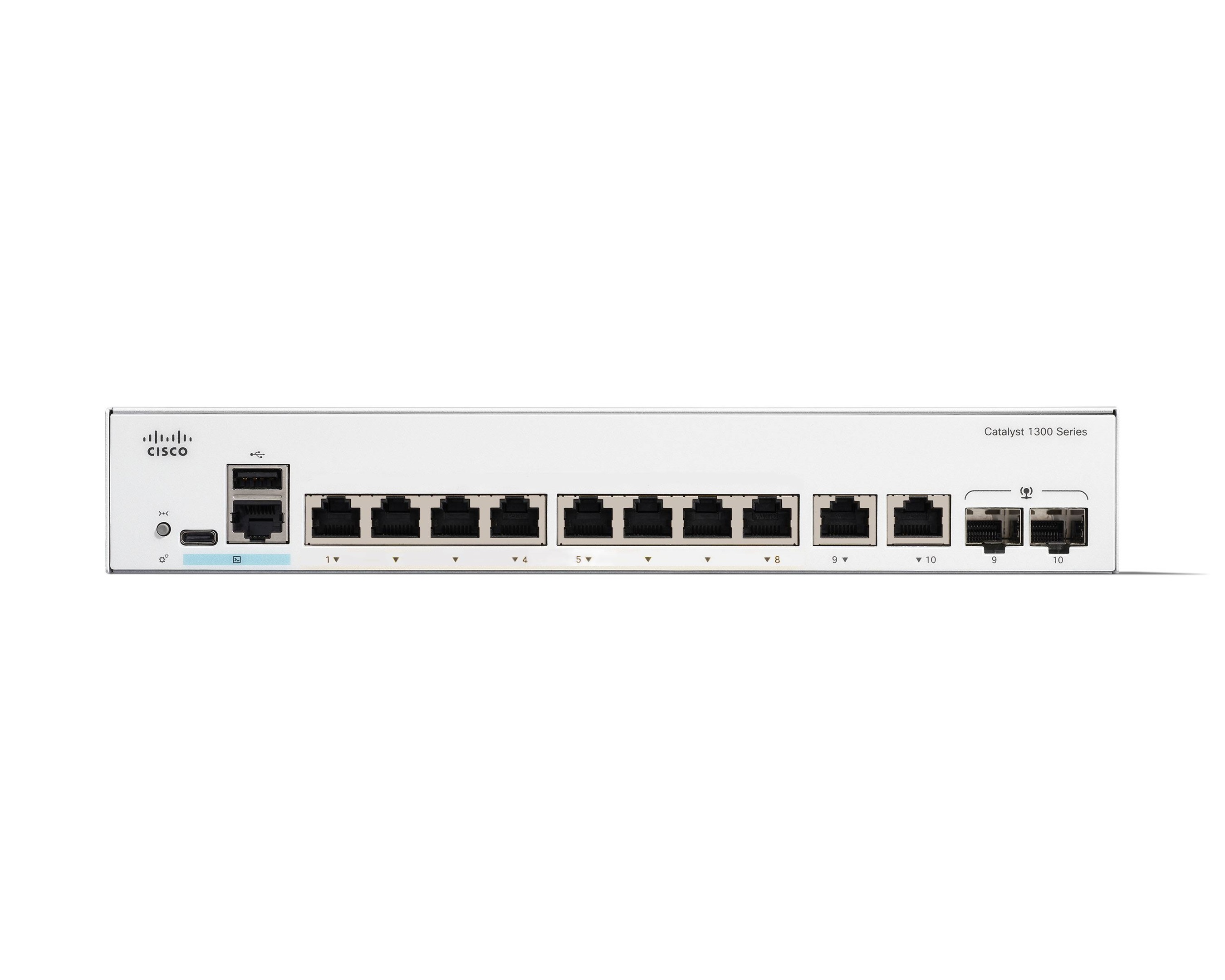 Cisco Catalyst switch C1300-8T-E-2G (8xGbE,2xGbE/SFP combo,fanless) 
