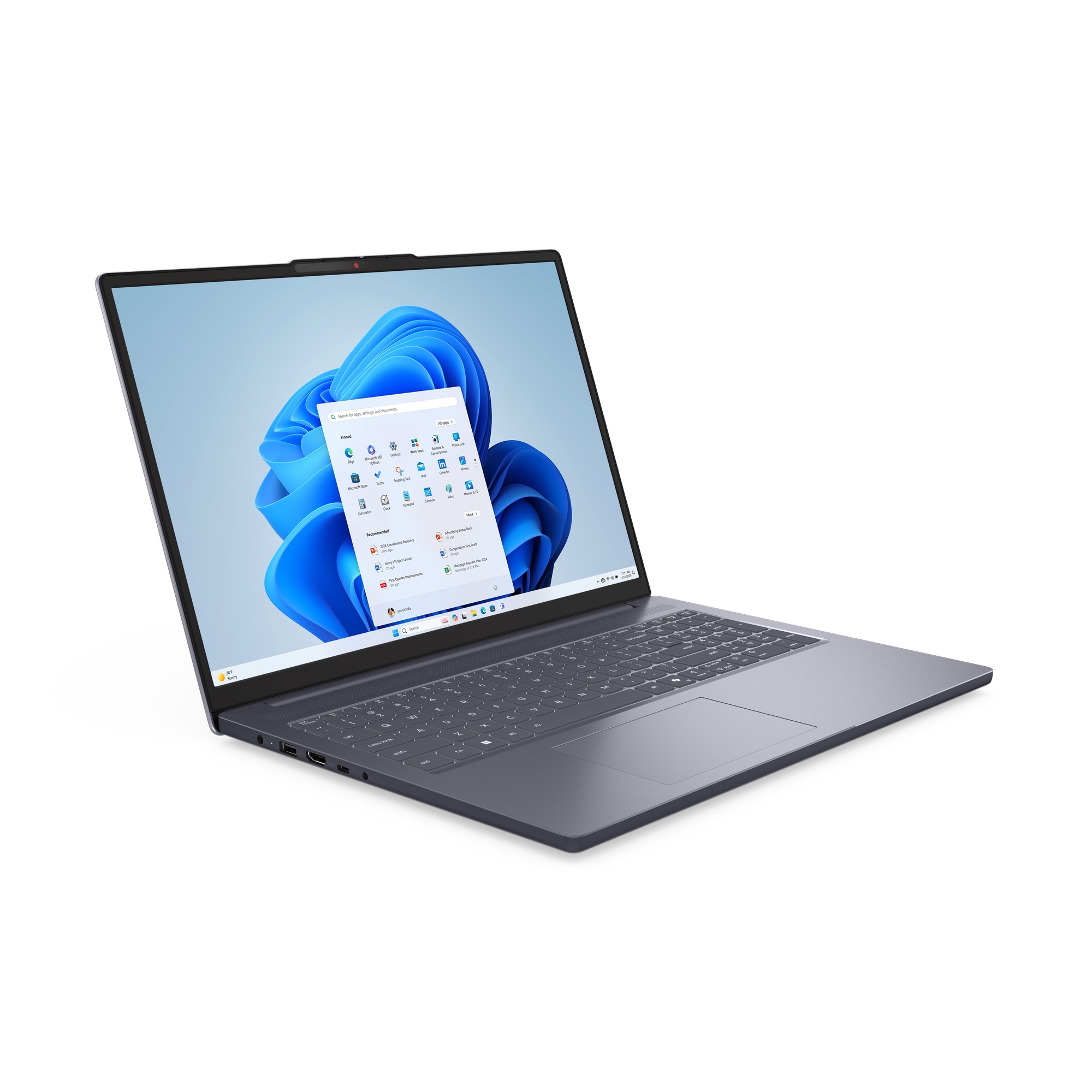 Lenovo IdeaPad Slim 3/ 16AHP10/ R7-8840HS/ 16"/ WUXGA/ 16GB/ 512GB/ AMD int/ W11H/ Gray/ 2R 