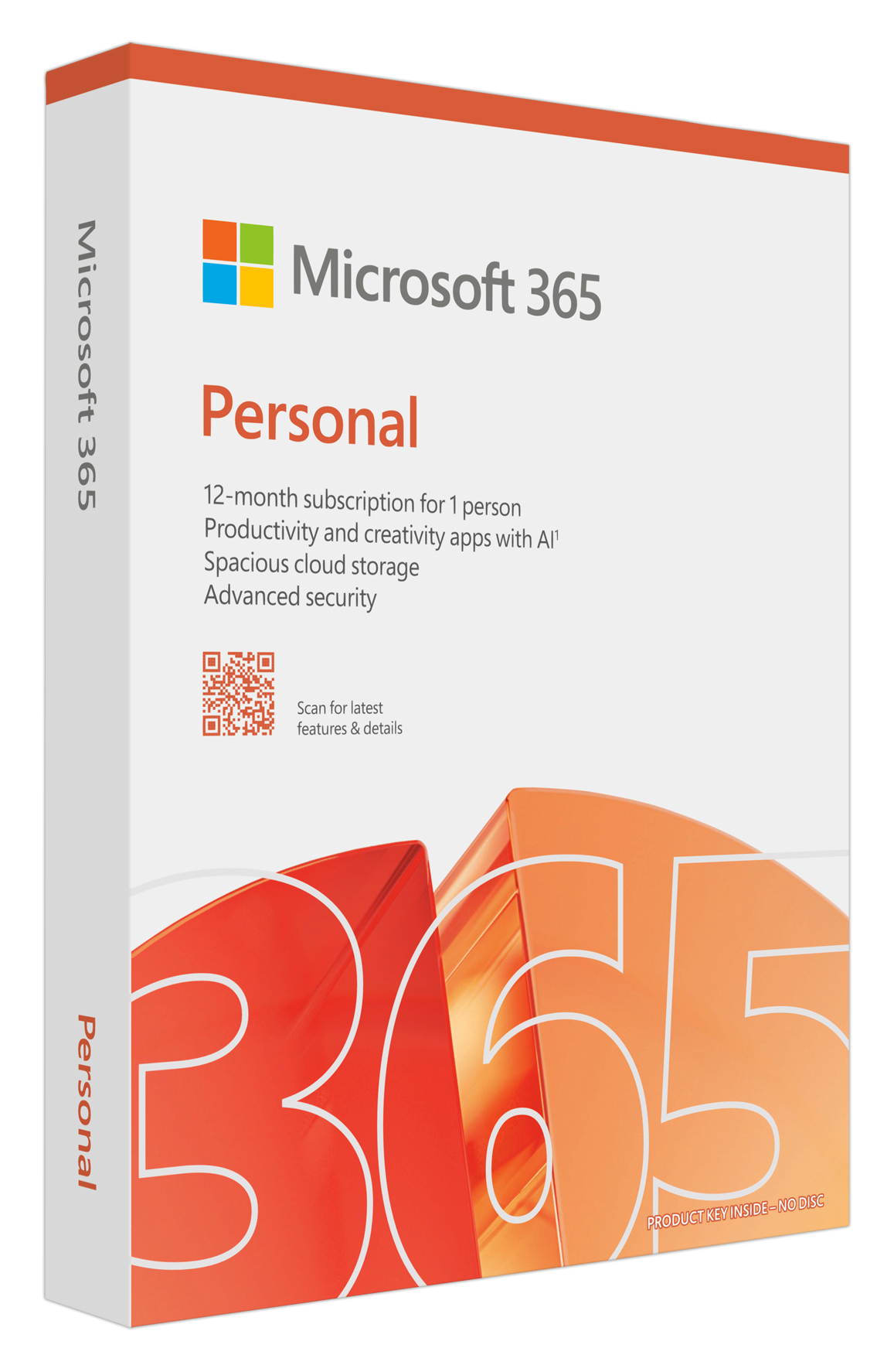 Microsoft 365 Personal FY25H2 Mac/ Win, 1 rok, Eng 