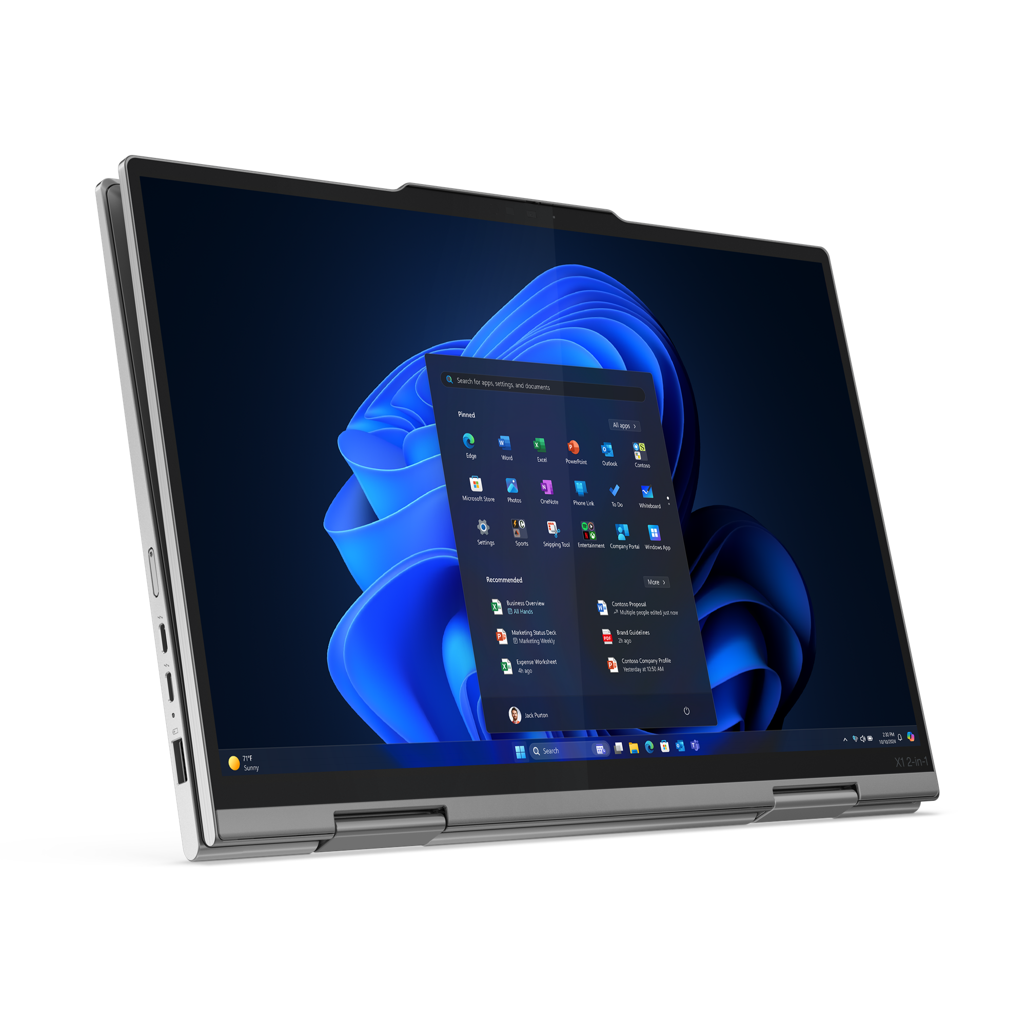 Lenovo TP X1 2in1 G10, Ultra 7-258V, 14.0˝ 1920x1200 Touch, UMA, 32GB, SSD 2TB, W11Pro, 500N, matný, EPF, LTE 5G, 3y PS 