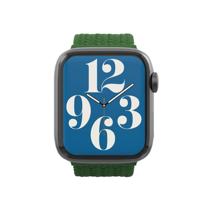 ZAGG remienok Apple Watch 45 44 42mm SM zelená 
