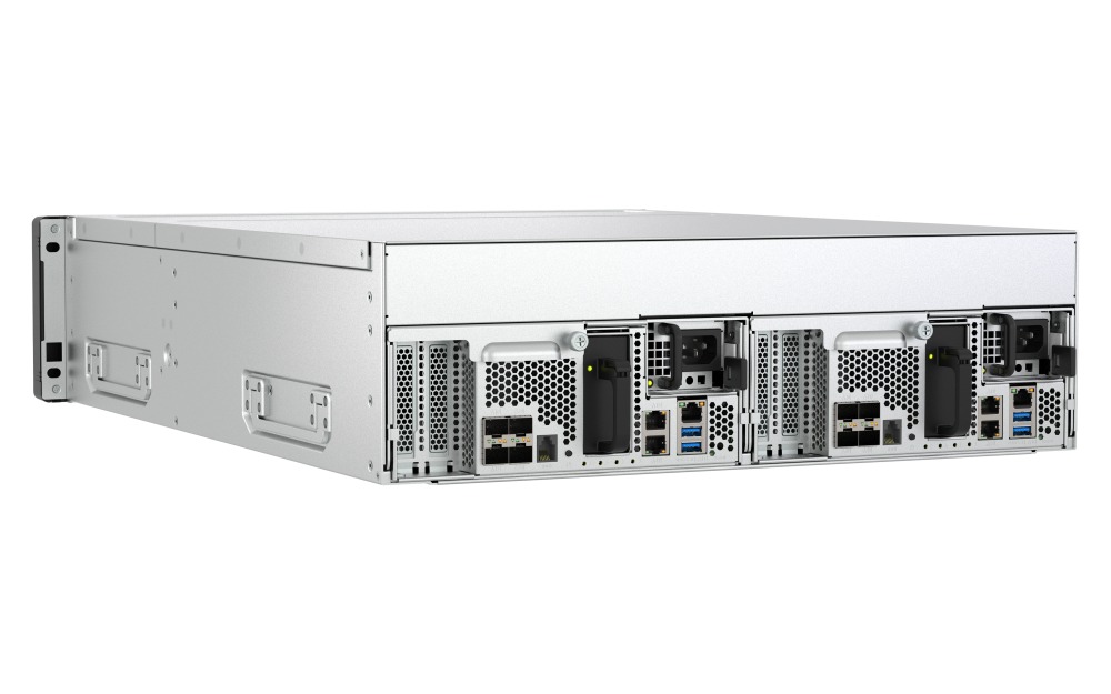 QNAP ES1686dc-R2-2142IT-96G (Duálny radič, 2x Xeon, 2x 48GB RAM, 16x 3, 5" SAS, 6x GbE, 8x 10Gb SFP+) 