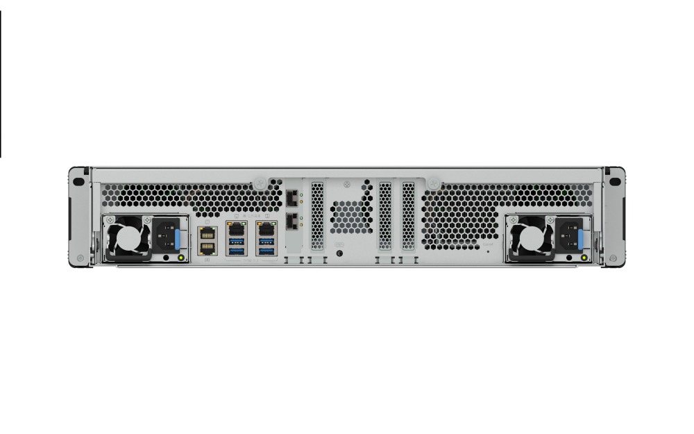 QNAP TDS-h2489FU-R2-4314-256G (2x Xeon, 256GB RAM, 24x 2, 5" U.2 SATA, 4x PCIe, 4x 2, 5GbE, 2x 25GbE) 