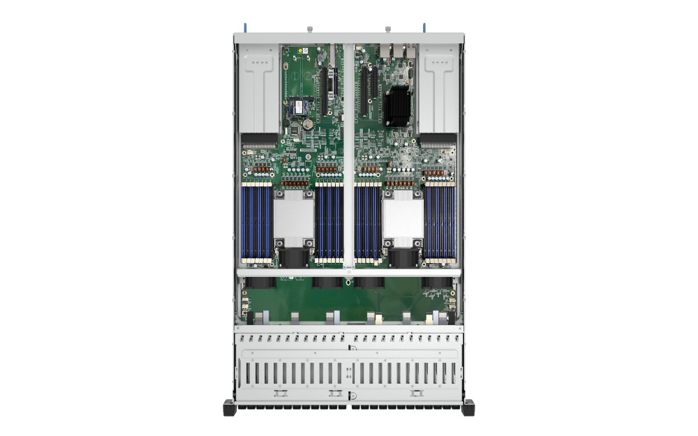 QNAP TDS-h2489FU-R2-4314-256G (2x Xeon, 256GB RAM, 24x 2, 5" U.2 SATA, 4x PCIe, 4x 2, 5GbE, 2x 25GbE) 