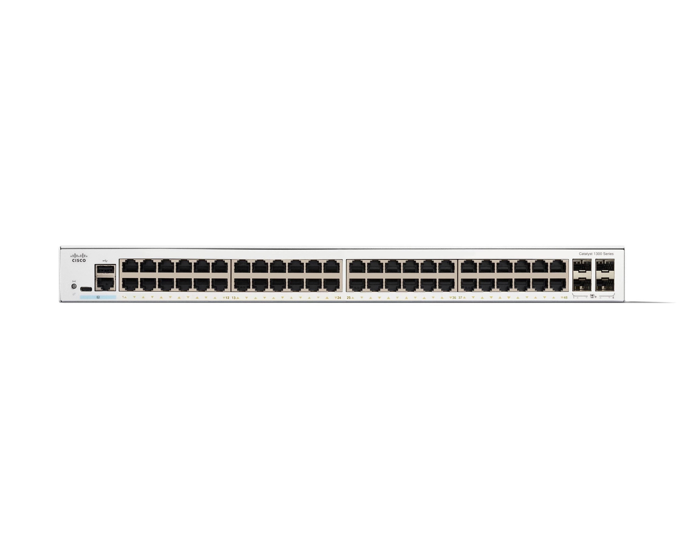 Cisco Catalyst switch C1300-48T-4X (48xGbE,4xSFP+,fanless) - REFRESH 
