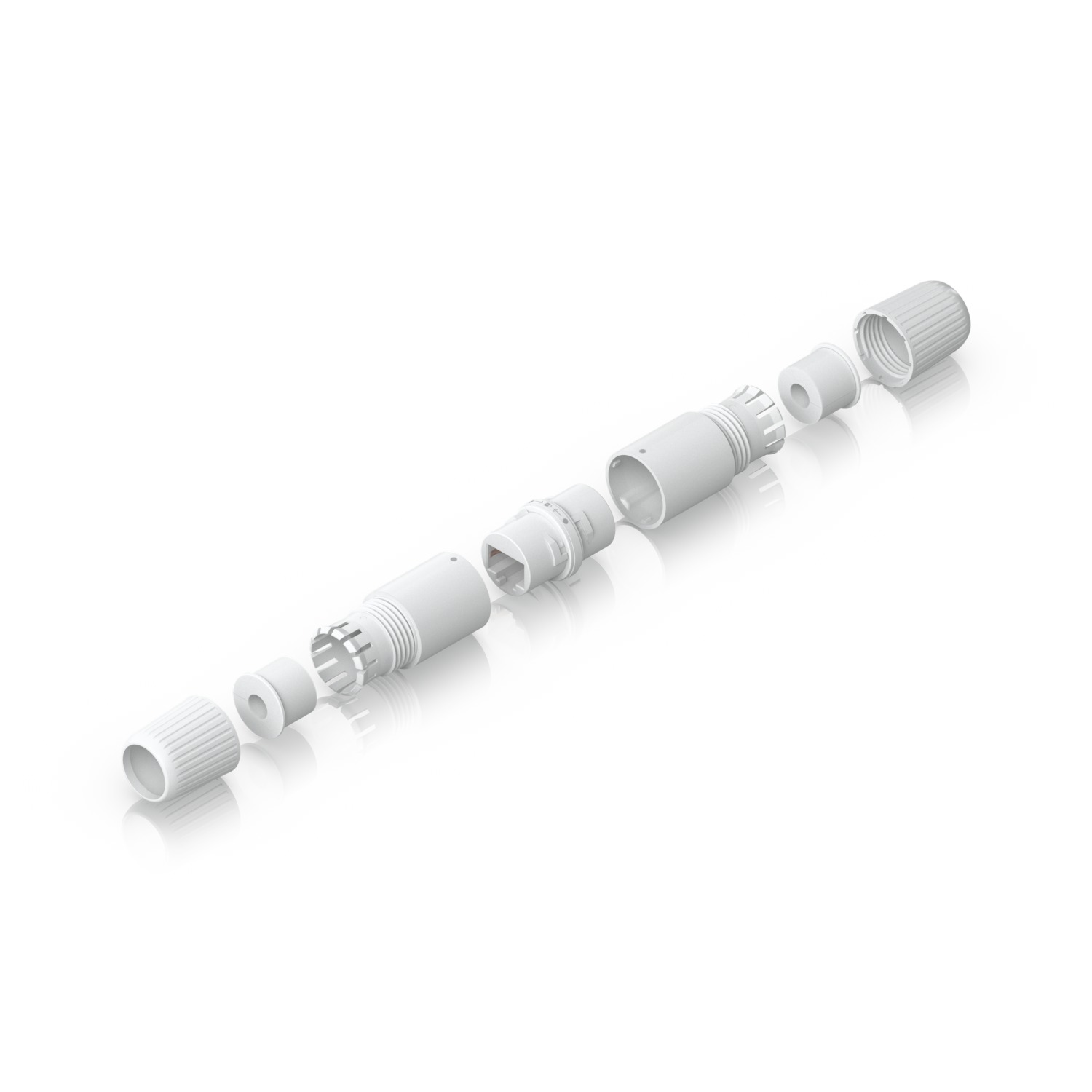 Ubiquiti UACC-RJ45-Coupler-C6A-Outdoor, RJ45 Inline Coupler Outdoor, 2-Pack 