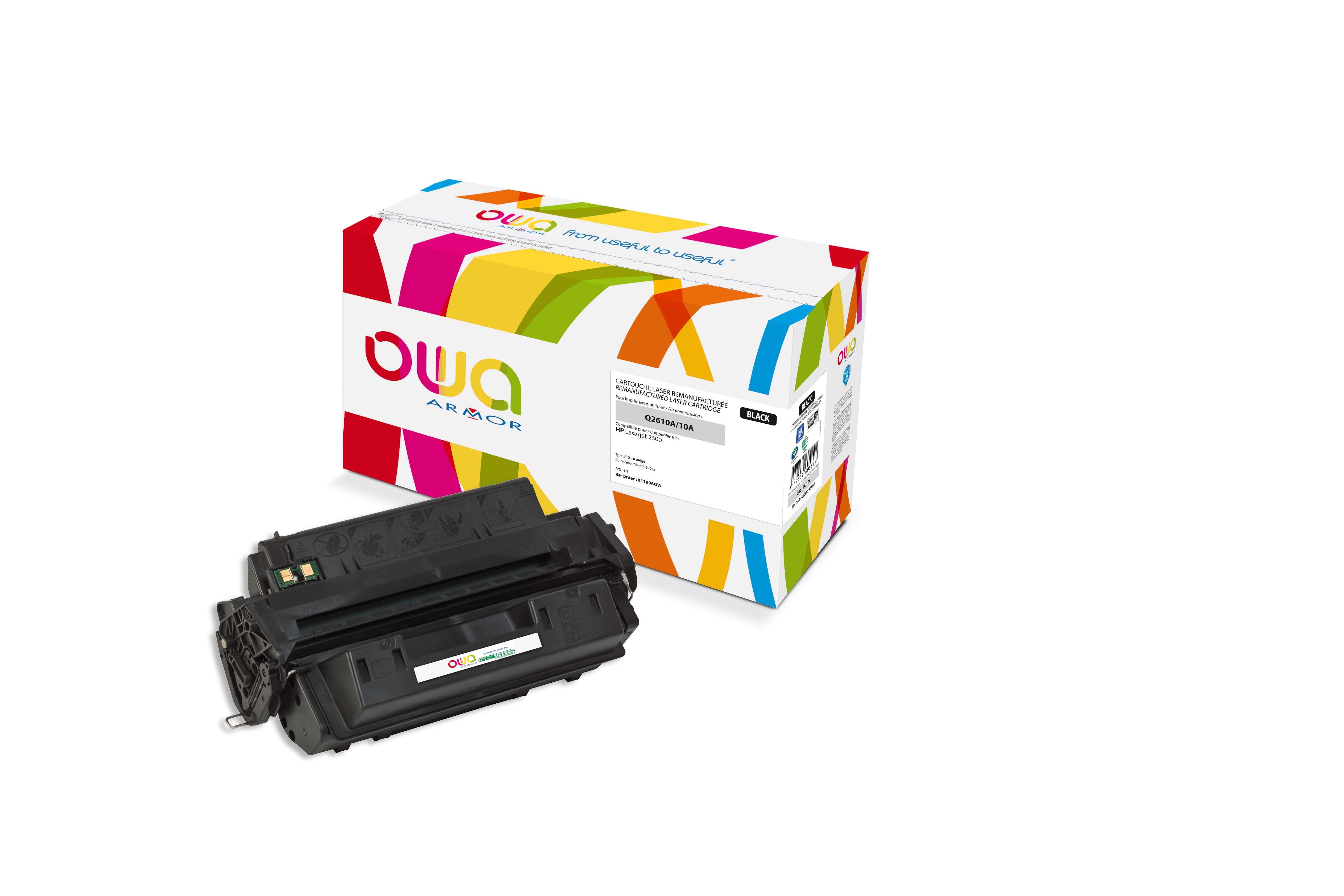 OWA Armor toner kompatibilný s HP LJ 2300, Q2610A, 6000st, čierna/ black