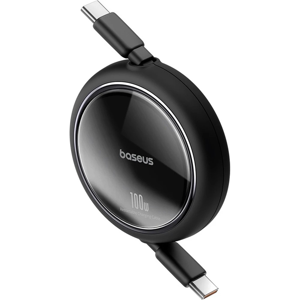 Baseus Dátový kábel Free2Draw mini USB-C/ USB-C 1m 100W čierny 