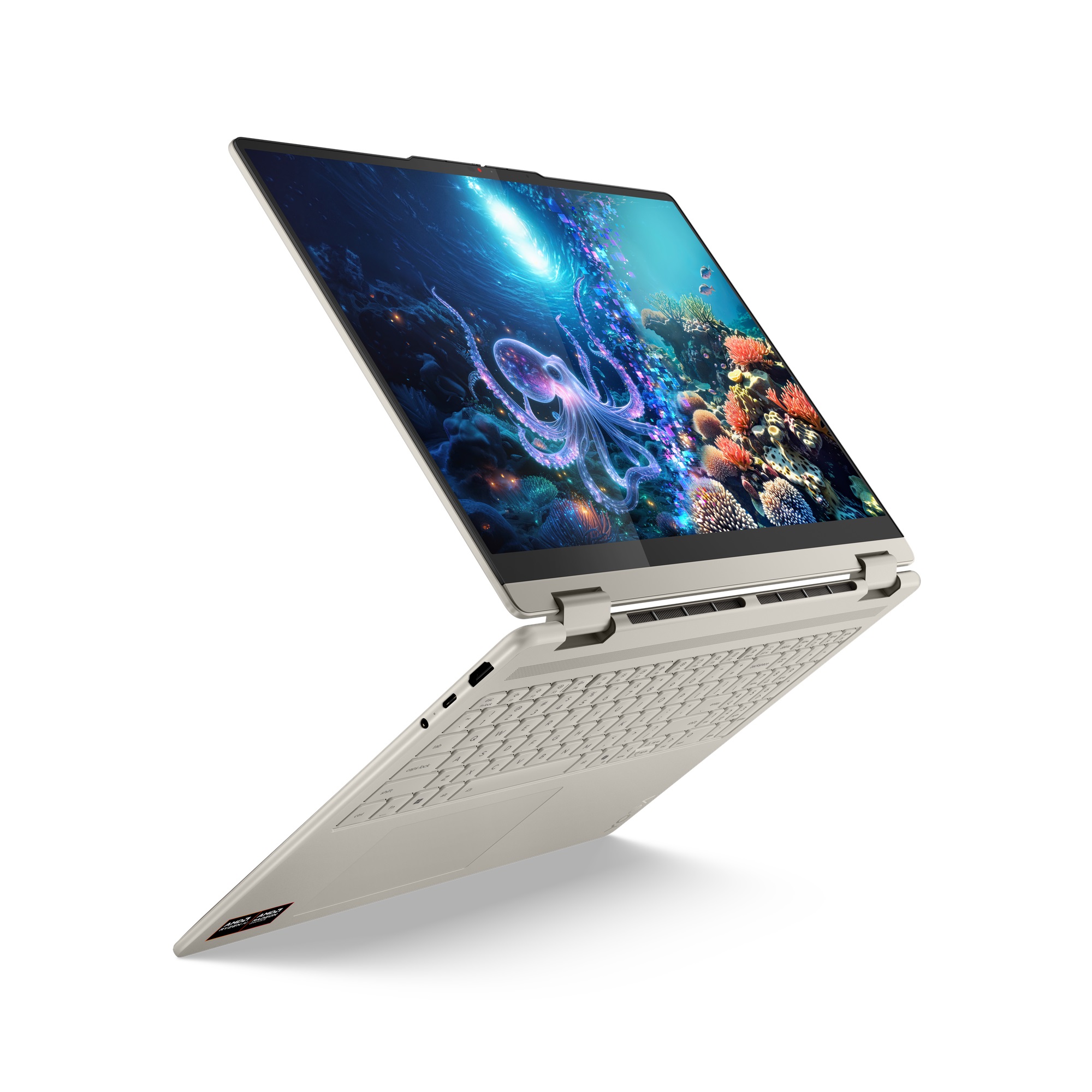 Lenovo Yoga 7 2-in-1/ 16AKP10/ AI7-350/ 16"/ 2880x1800/ T/ 32GB/ 1TB/ AMD int/ bez OS/ Seashell/ 3R On-Site 