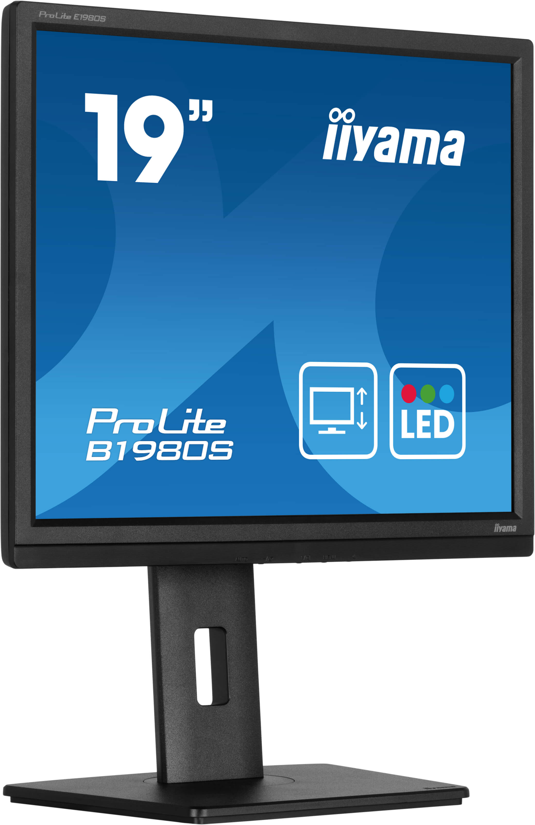 19" LCD iiyama ProLite B1980S-B1: 1280x1024, HDMI, DP 