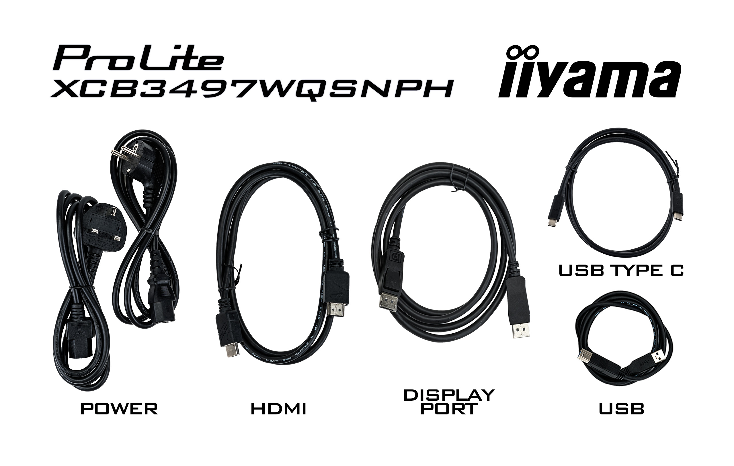 iiyama ProLite/ XCB3497WQSNPH-B1/ 34"/ VA/ wQHD/ 120Hz/ 0, 4ms/ Black/ 3R 