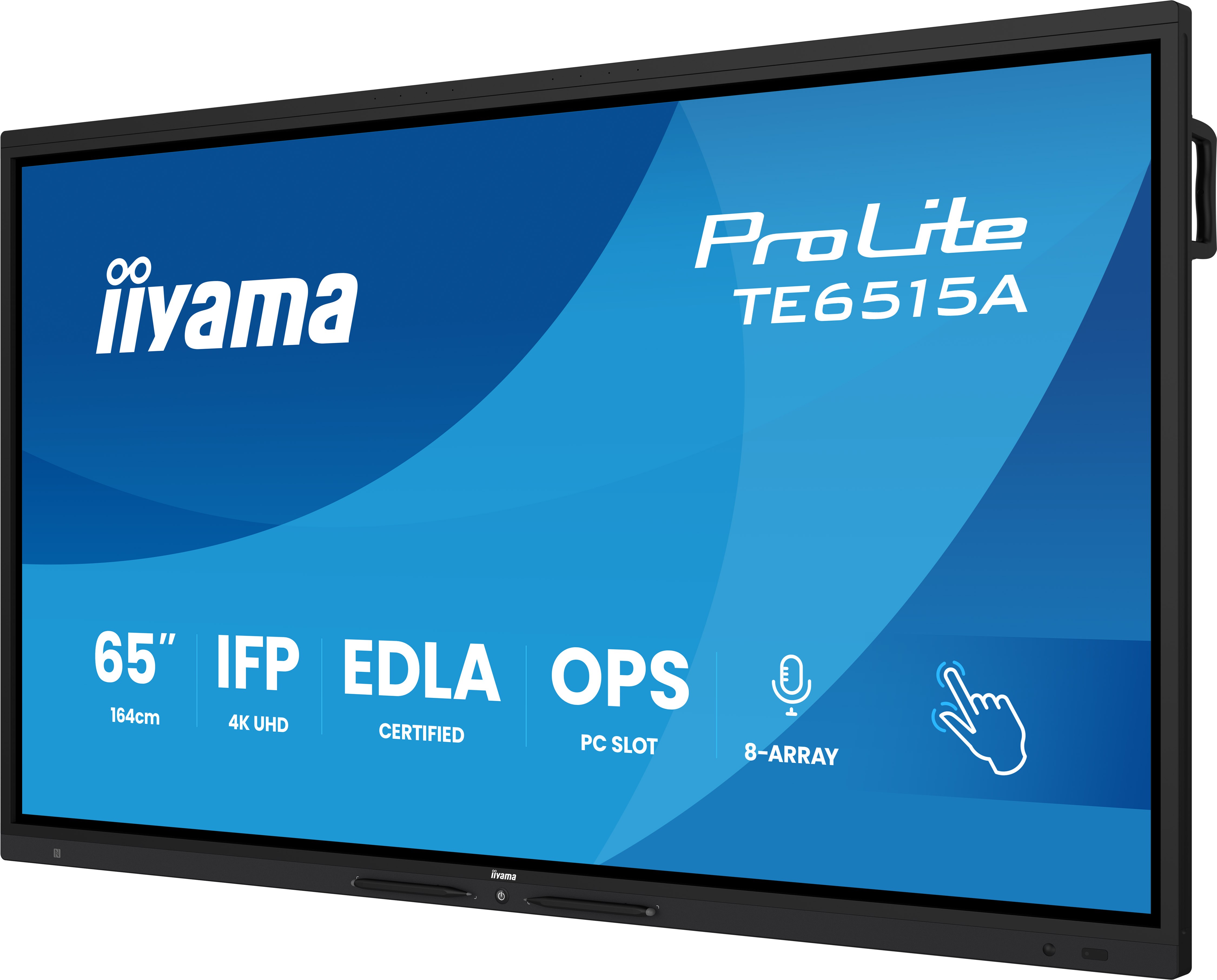 65" iiyama TE6515A-B1AG: IPS, 4K, EDLÁ, NFC 