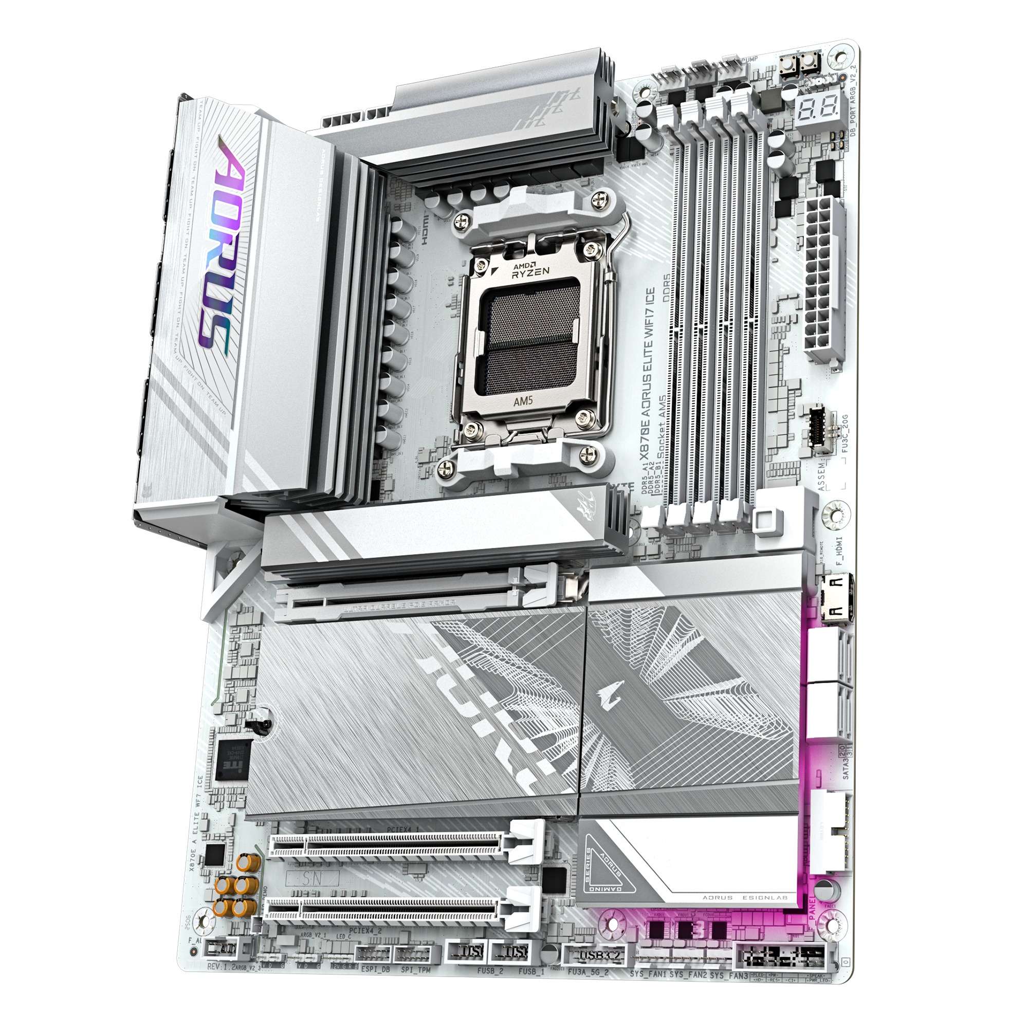 GIGABYTE X870 AORUS ELITE WIFI7 ICE/ AM5/ ATX 