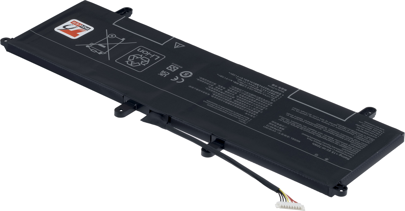 Batéria T6 Power pre Asus ZenBook Duo UX481FA, UX481FL, 4550mAh, 70Wh, Li-pol, 4cell 
