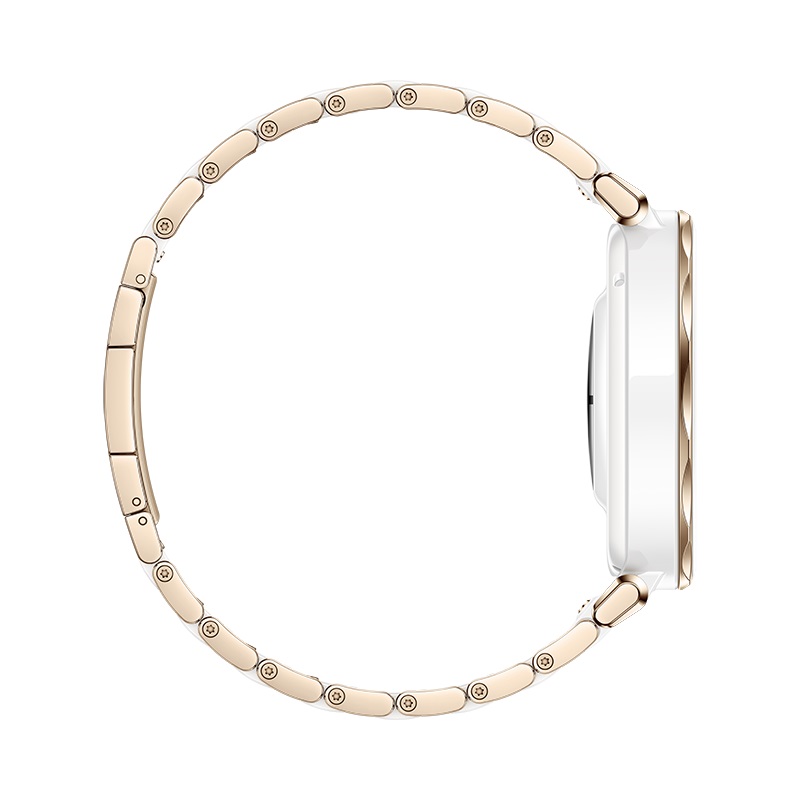 Huawei Watch GT 5 Pro/ 42mm/ Gold/ Elegant Band/ Ceramic White 