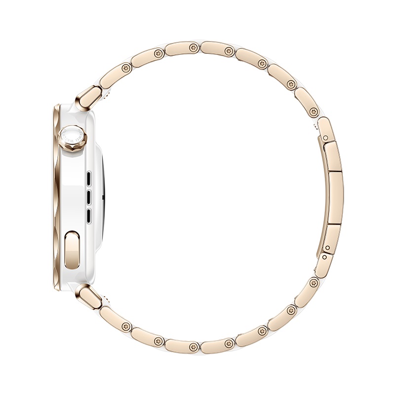 Huawei Watch GT 5 Pro/ 42mm/ Gold/ Elegant Band/ Ceramic White 