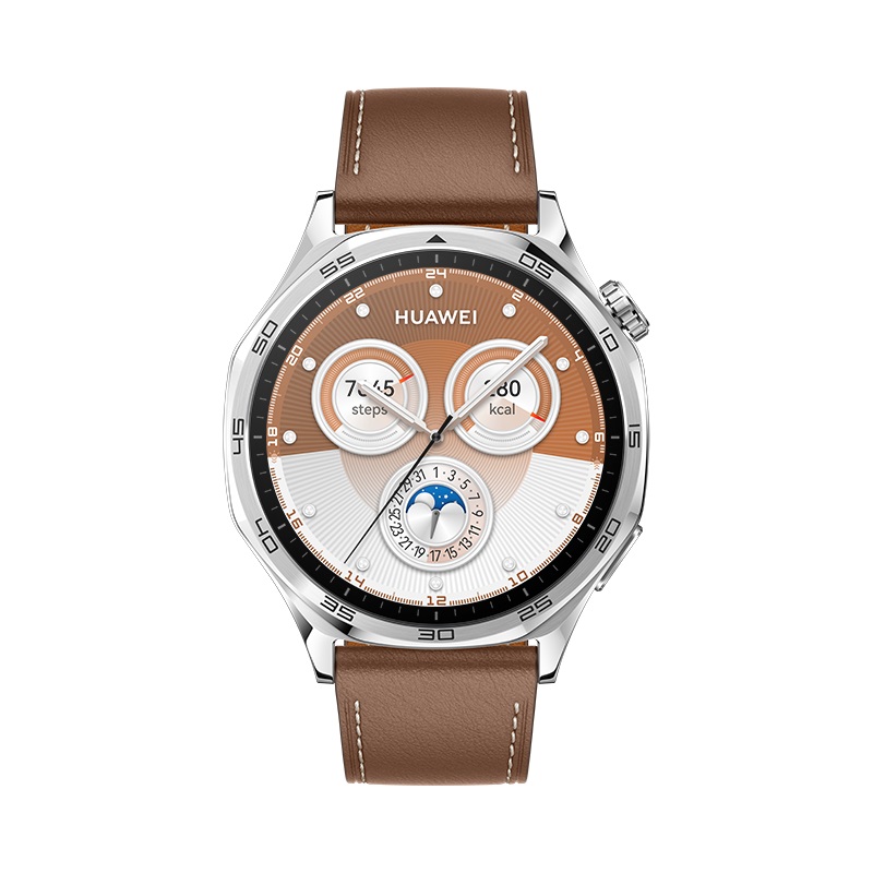 Huawei Watch GT 5/ 46mm/ Silver/ Elegant Band/ Brown 