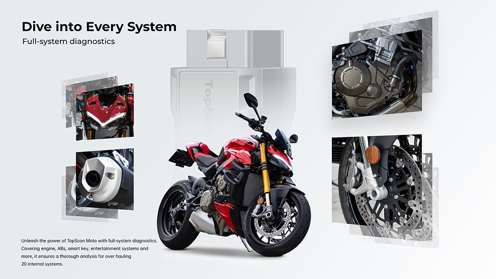 TOPDON diagnostické zariadenie TopScan Moto 