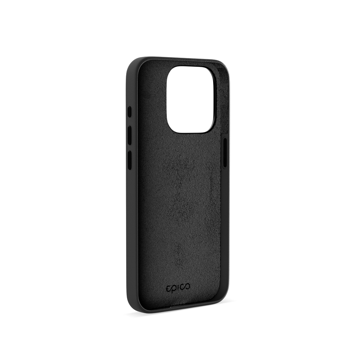 Epico Mag+ kožený kryt iPhone 15 Pro - čierna 
