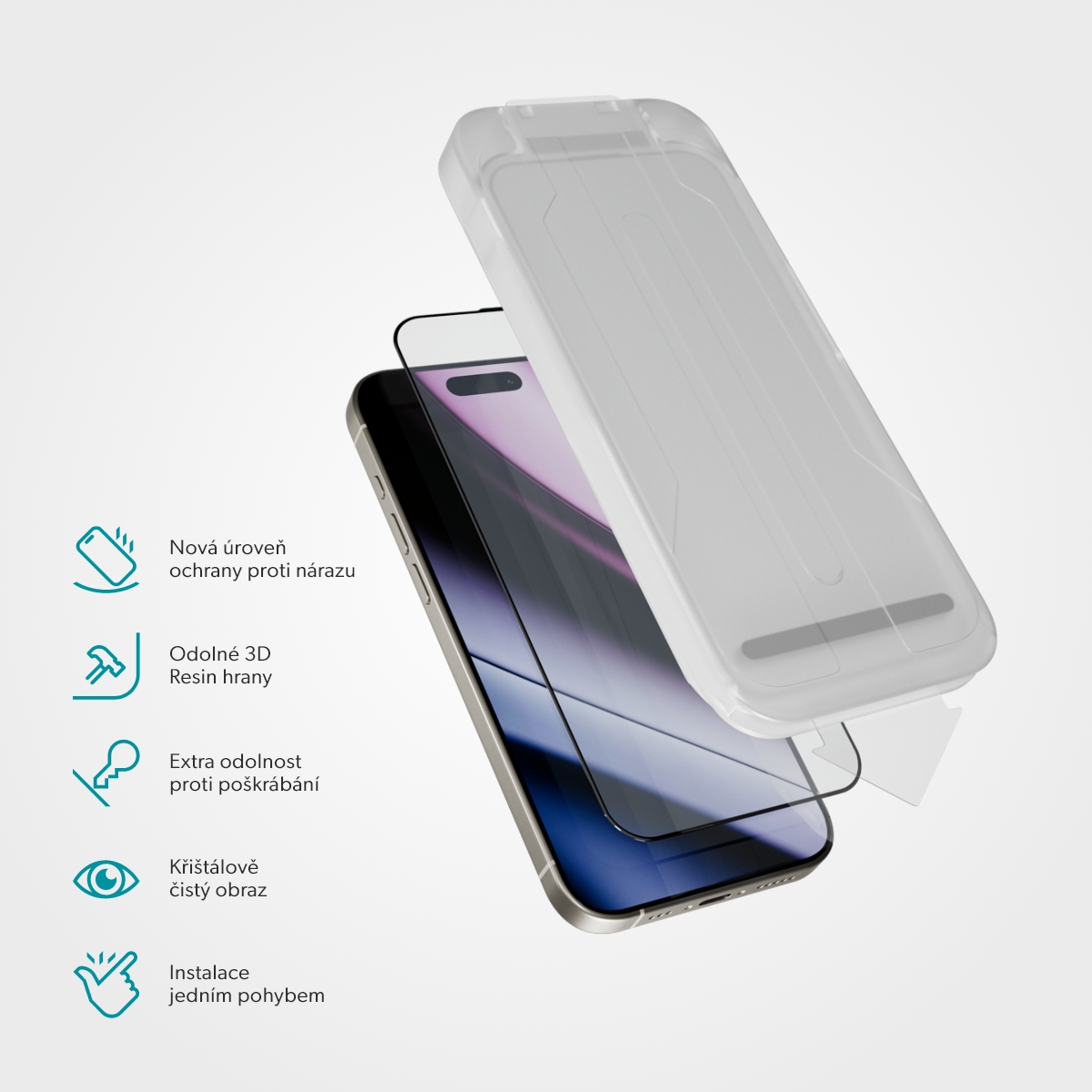Epico ImpactCeramic sklo pre iPhone 16 Pro Max 