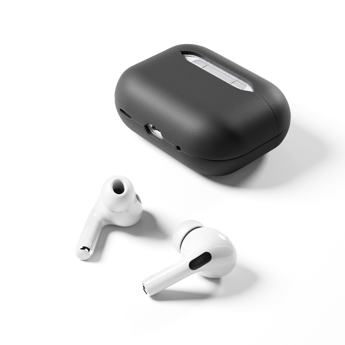 Epico Leather Case Airpods Pro 2 - čierna 