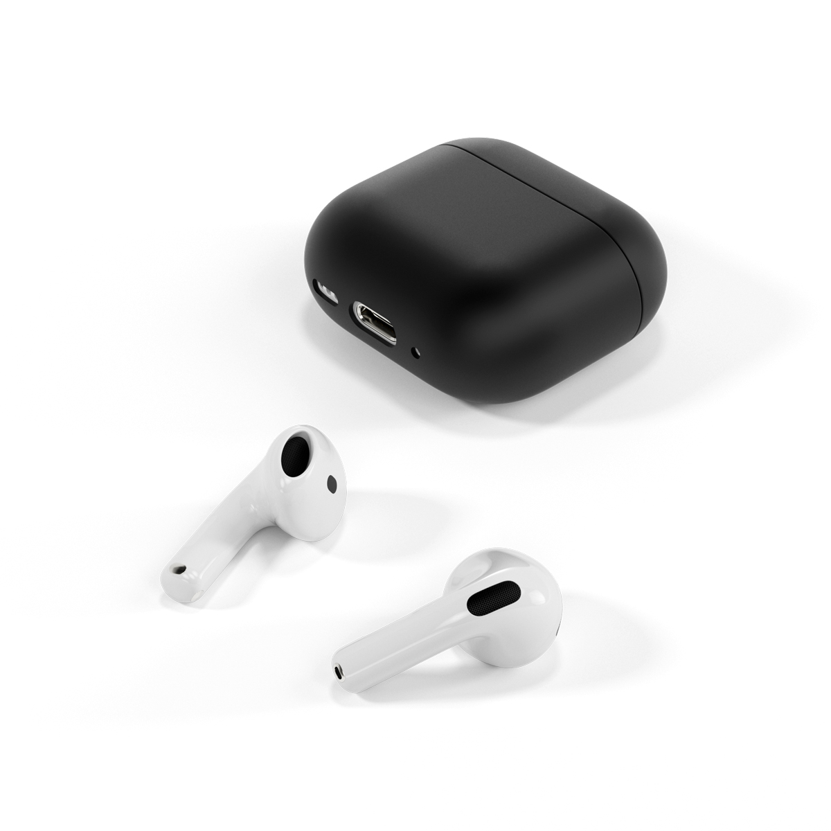 Epico silikónové púzdro pre AirPods 4 - čierna 