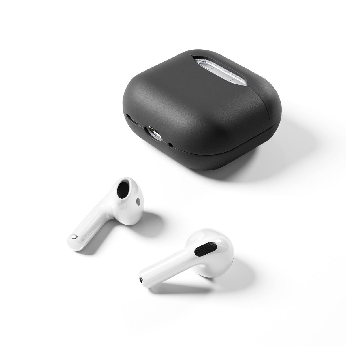 Epico kožené púzdro pre AirPods 4/ 4 s ANC - čierna 