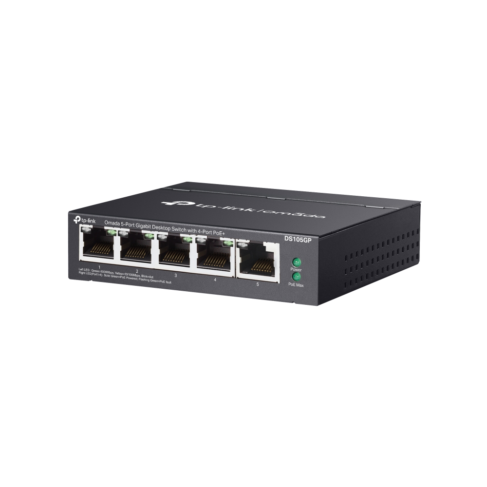 DS105GP TP-link Omada 5G, 4 PoE+, switch 