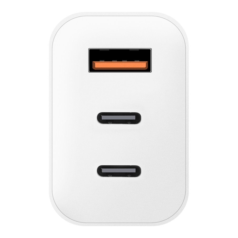 OBAL:ME GaN Cestovná Nabíjačka USB-A + USB-C 36W White 