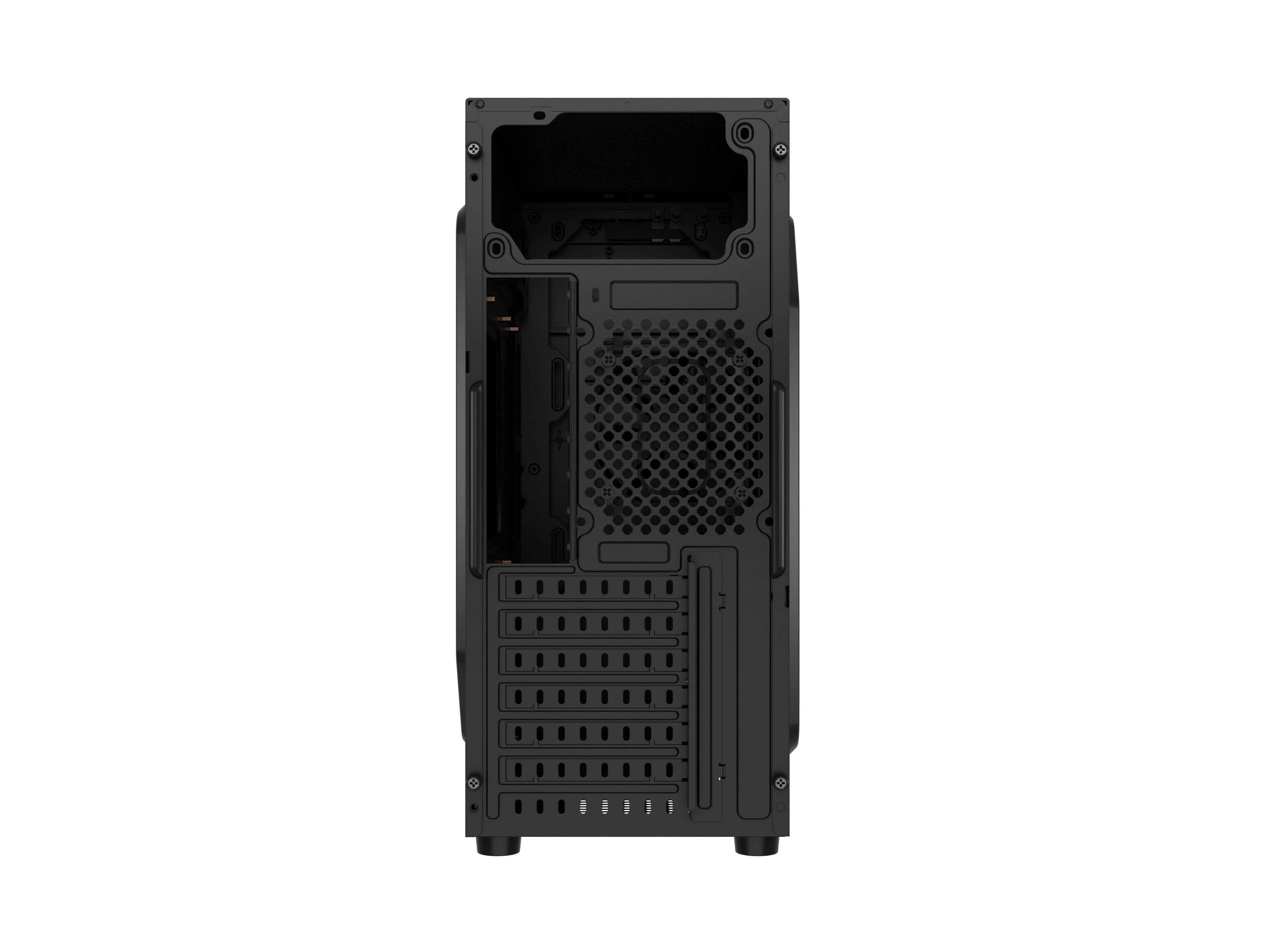 Počítačová skriňa Natec ARACANTA/ Midi Tower/ Čierna 