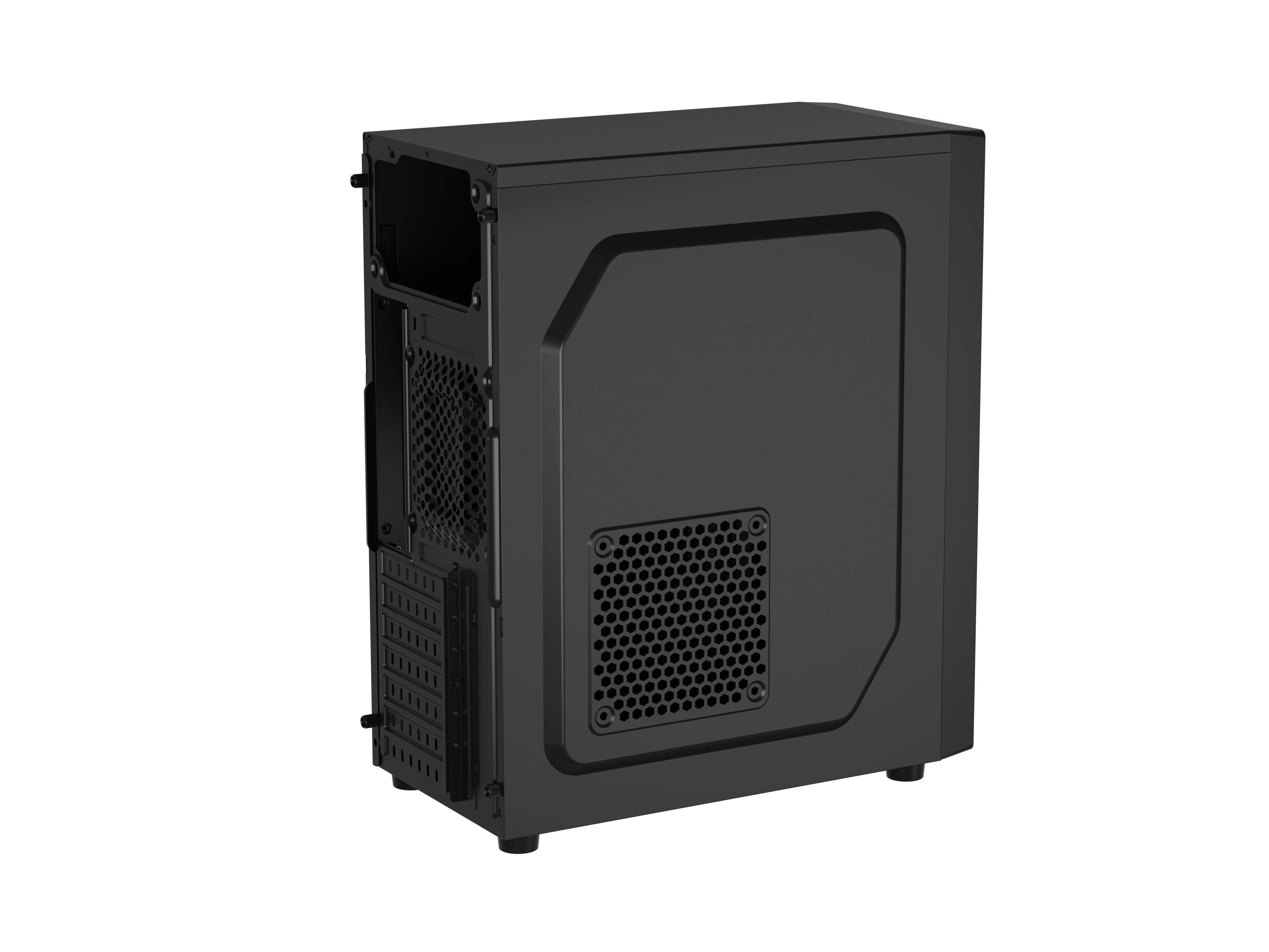 Počítačová skriňa Natec ARACANTA/ Midi Tower/ Čierna 
