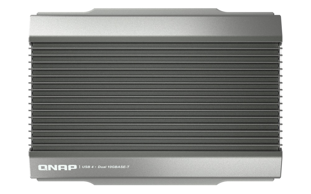 QNAP QNA-UC10G2T - adaptér USB-C 4 (podpora Thunderbolt 3 a 4) na 2x 10GbE NBASE-T (pasívne chladenie) 