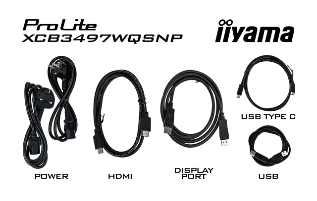 iiyama ProLite/ XCB3497WQSNP-B1/ 34"/ VA/ wQHD/ 120Hz/ 0, 4ms/ Black/ 3R 