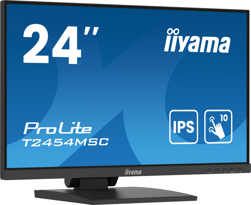 24" iiyama T2454MSC-B2AG - IPS, FHD, USB, repro 