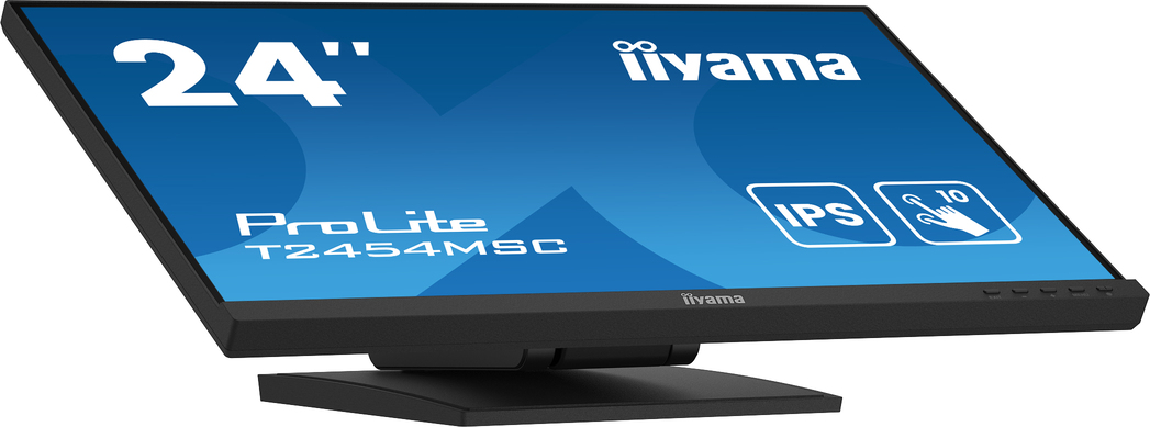 24" iiyama T2454MSC-B2AG - IPS, FHD, USB, repro 