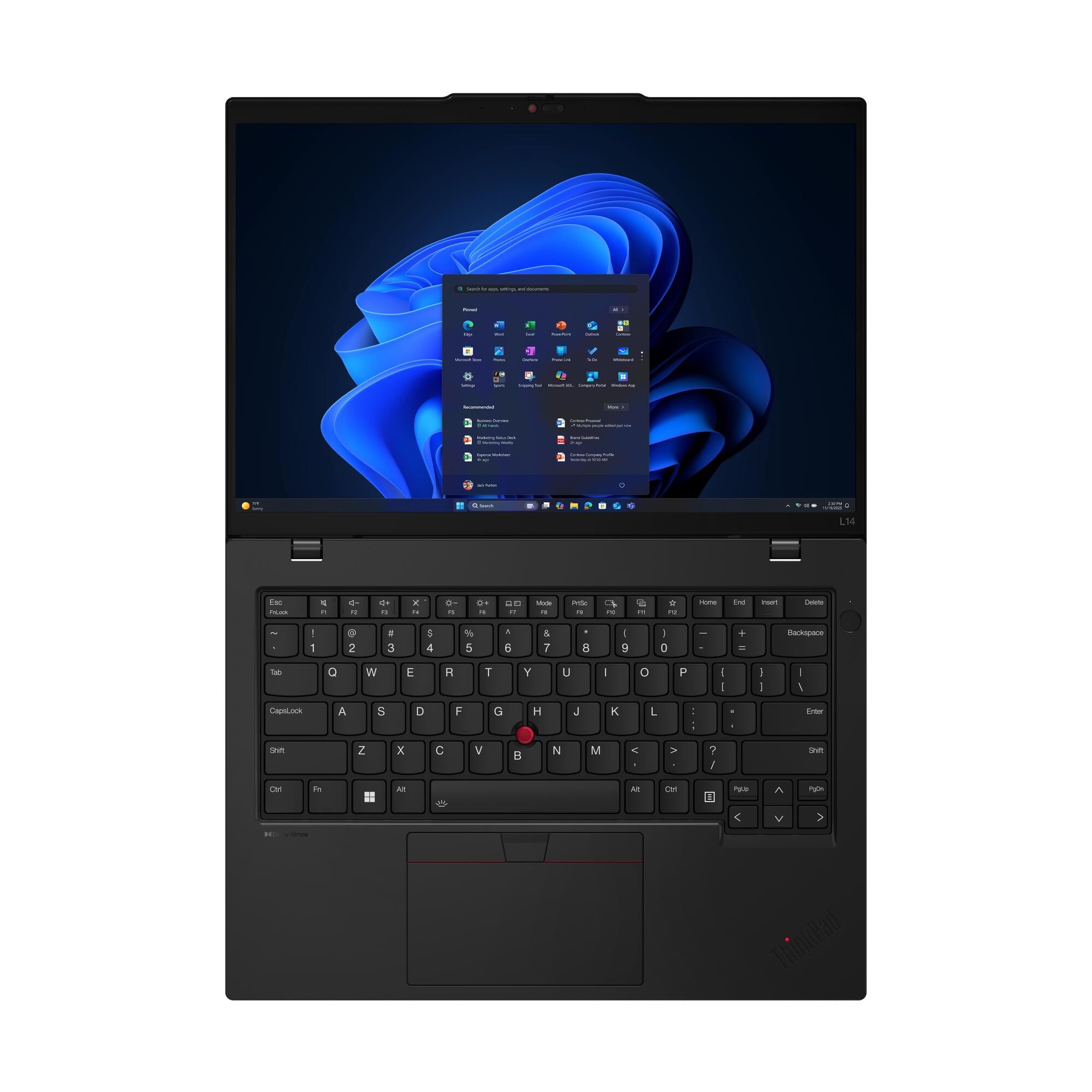 Lenovo ThinkPad L/ L14 Gen 6 (Intel)/ U5-225U/ 14"/ WUXGA/ 16GB/ 512GB/ 4C-iGPU/ W11P/ Black/ 3R 