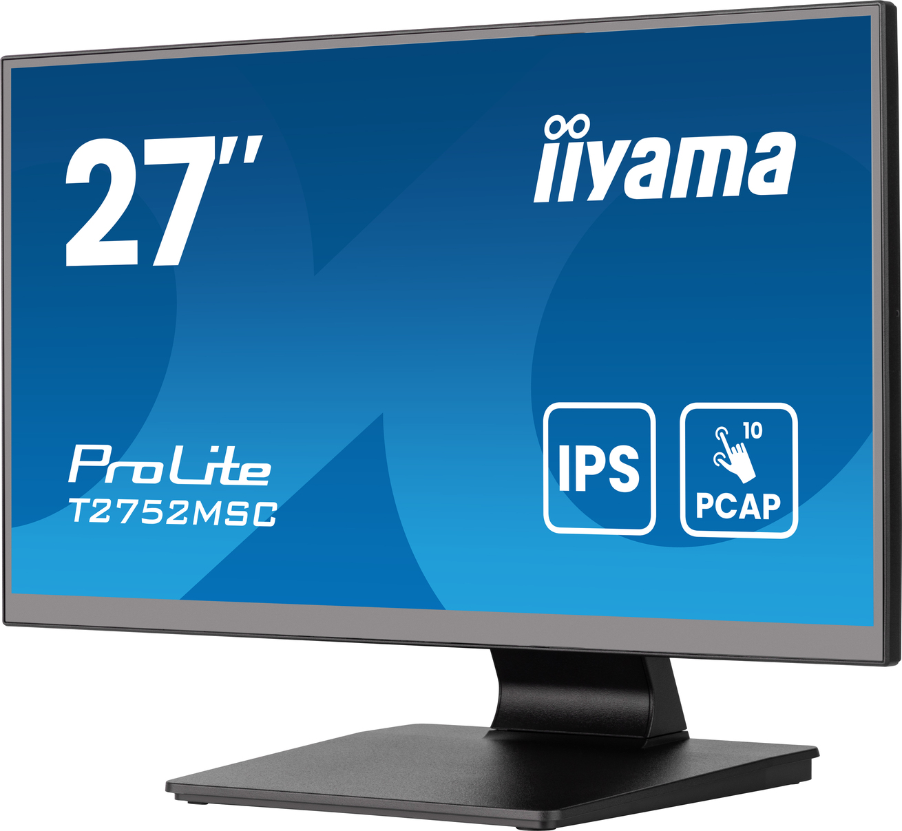 27" iiyama T2752MSC-B1AG:IPS, FHD, 10p 