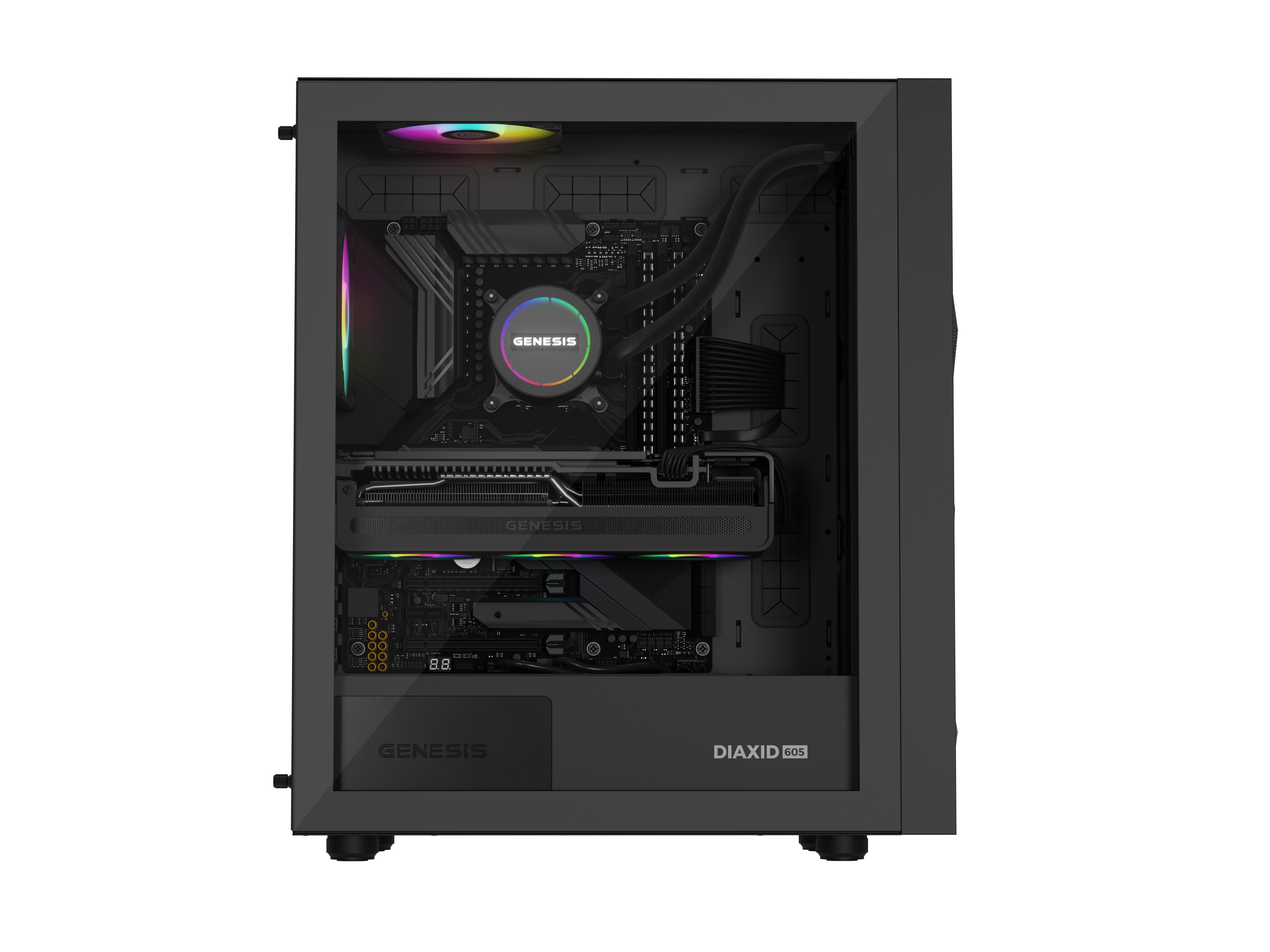 Vodné chladenie Genesis HYDRIA 360, ARGB, čierne 