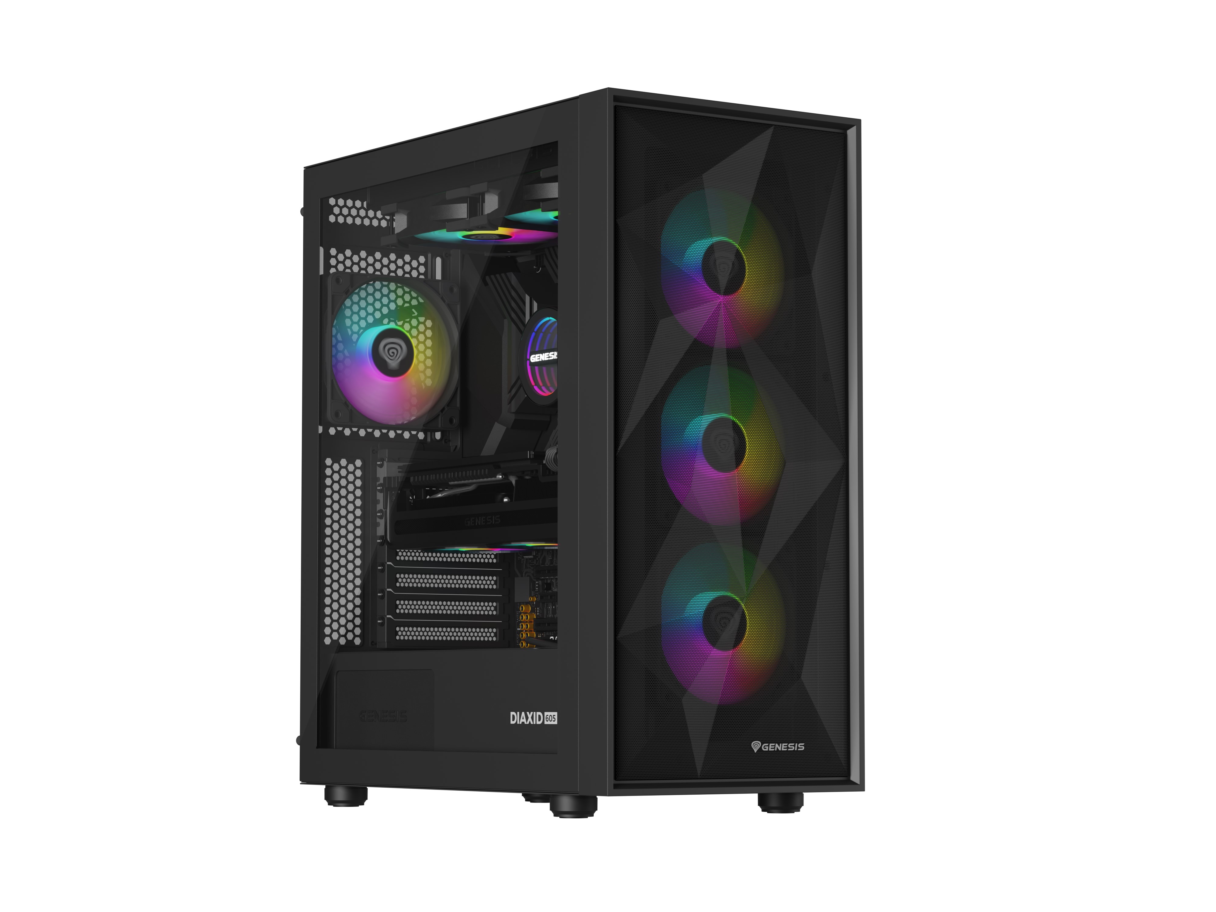 Vodné chladenie Genesis HYDRIA 240, ARGB, čierne 