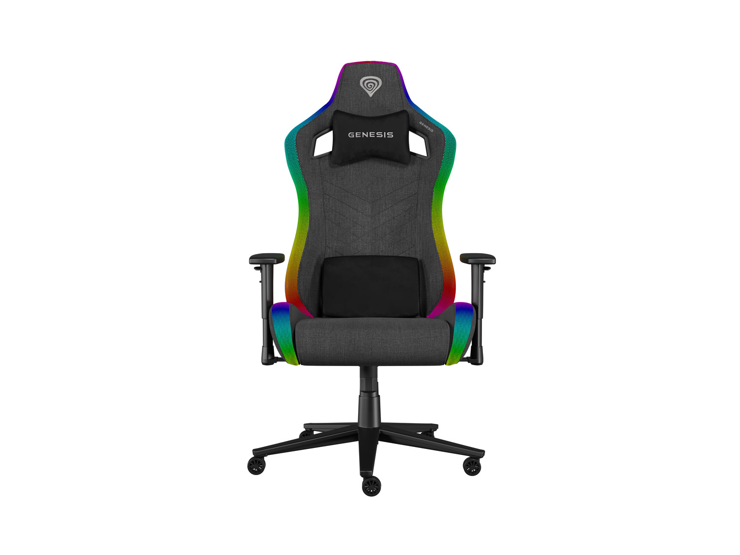 Herné kreslo Genesis TRIT 660, RGB, Šedé 